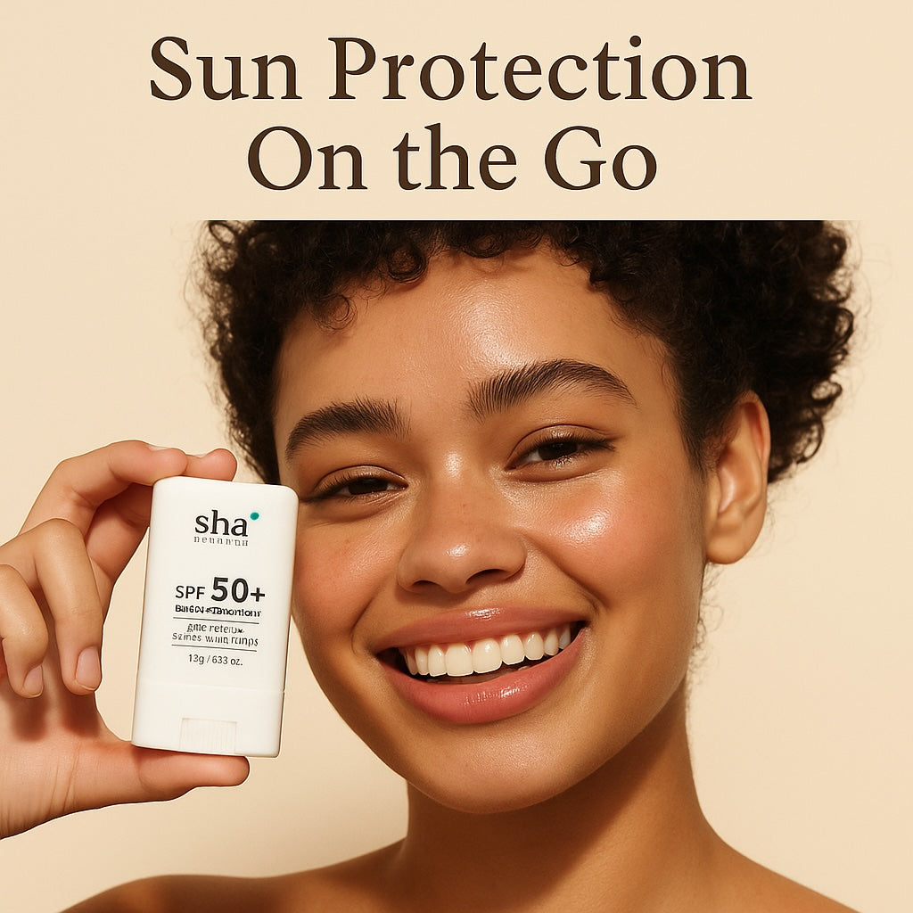 Glow Naturally. Protect Powerfully Non Stick Sunscreen SPF 50+
