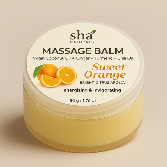 SHA Naturals Massage Balm – Sweet Orange (50g)