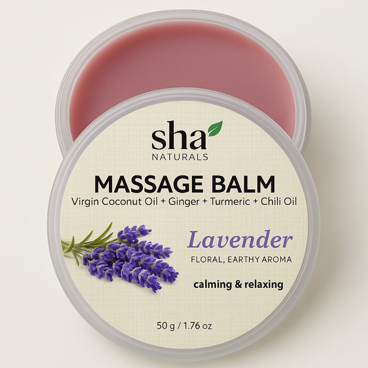 SHA Naturals Massage Balm – Lavender (50g)