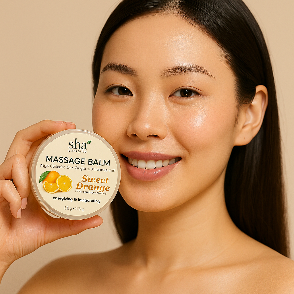 SHA Naturals Massage Balm – Sweet Orange (50g)