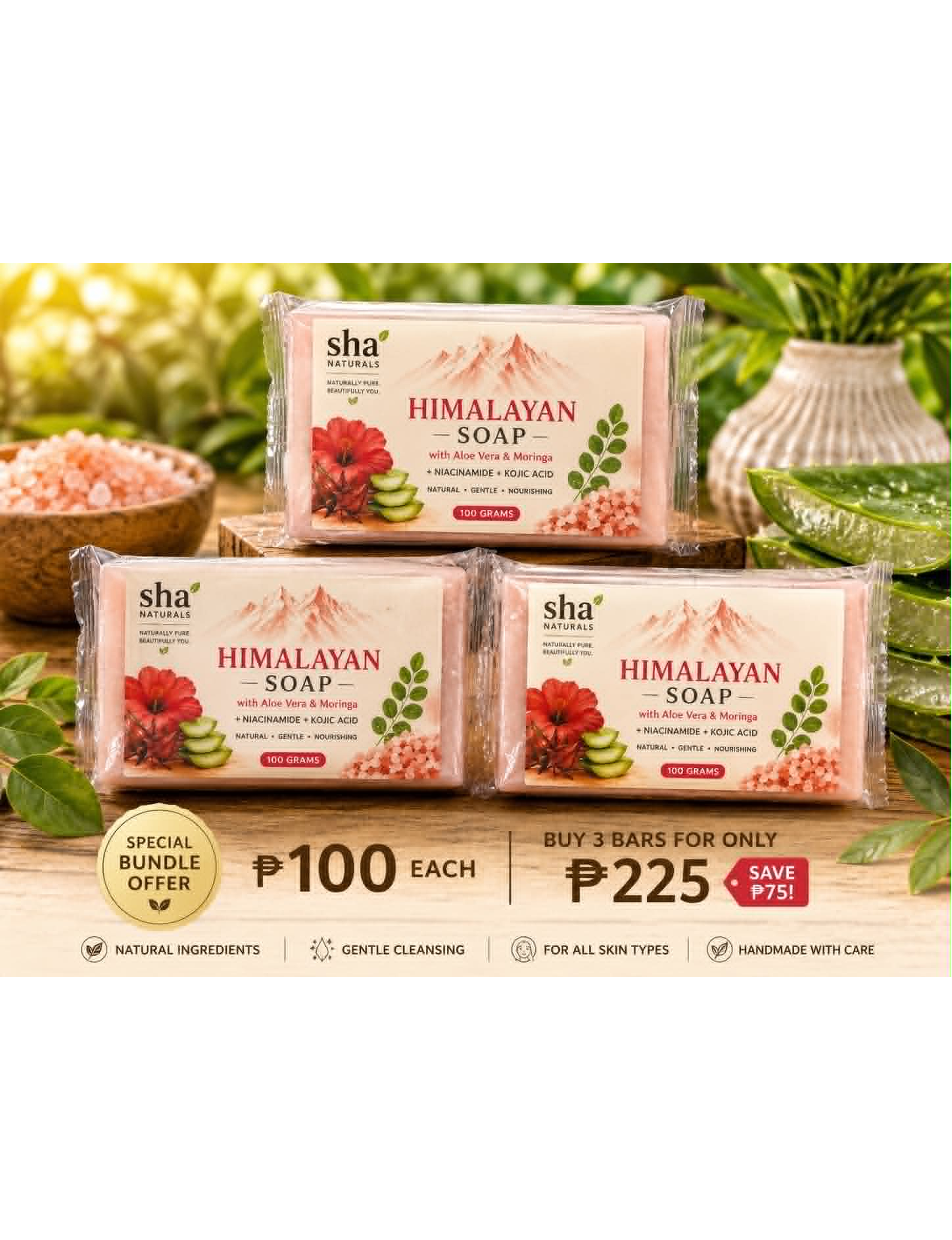 SHA Naturals Himalayan Soap (100g)
