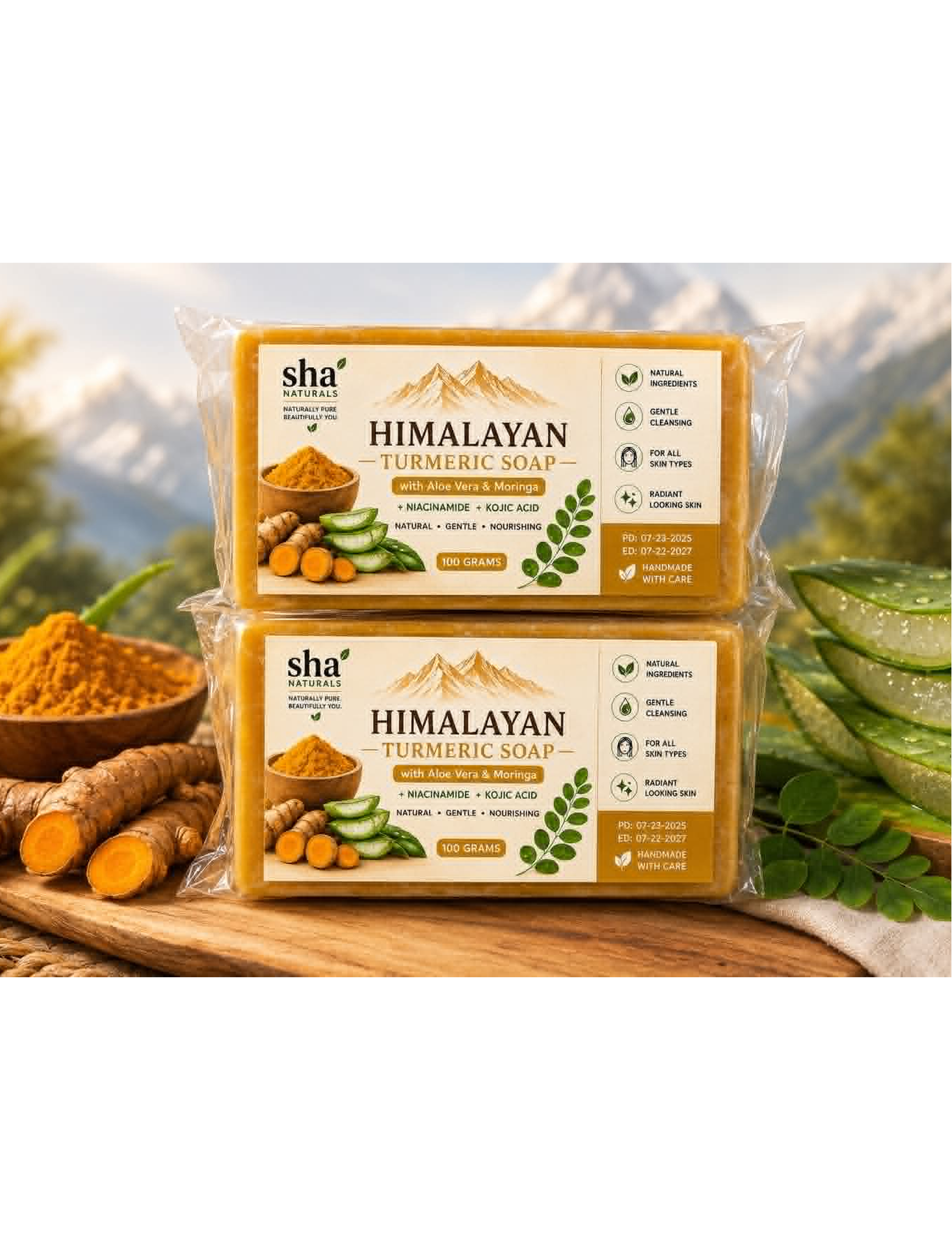 SHA Naturals Turmeric Soap (100g)