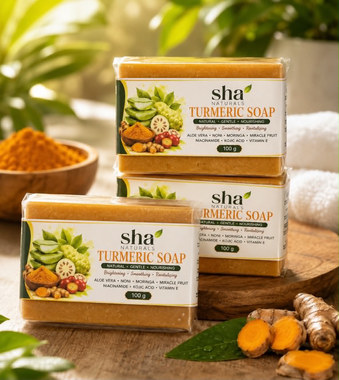 SHA Naturals Turmeric Soap (100g)