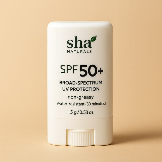 Glow Naturally. Protect Powerfully Non Stick Sunscreen SPF 50+