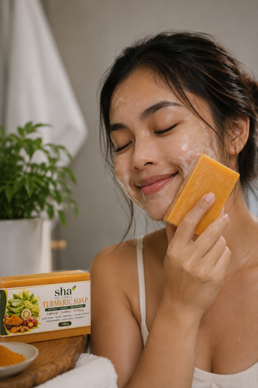 SHA Naturals Turmeric Soap (100g)